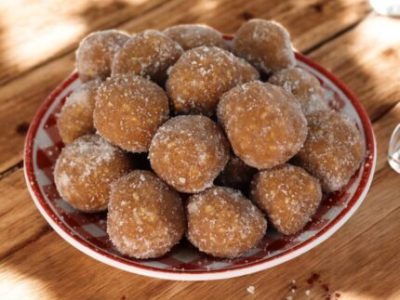 doces caseiros para festa junina expostos em ponto de venda